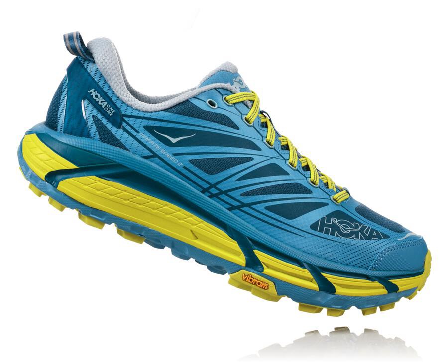 Hoka One One Trailove Tenisky Panske Modre - Mafate Speed 2 - 76031-DPRH